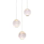 Подвесной светильник Delight Collection Elliot Diamante MD20001012-3A gold
