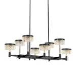 Люстра Delight Collection Diamond cut MD21020075-8B matt black от ImperiumLoft