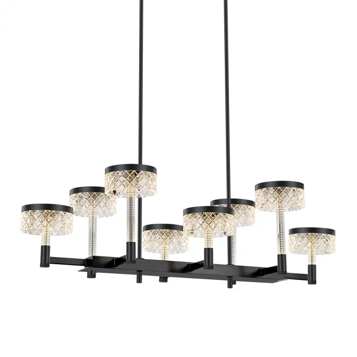 Люстра Delight Collection Diamond cut MD21020075-8B matt black от ImperiumLoft
