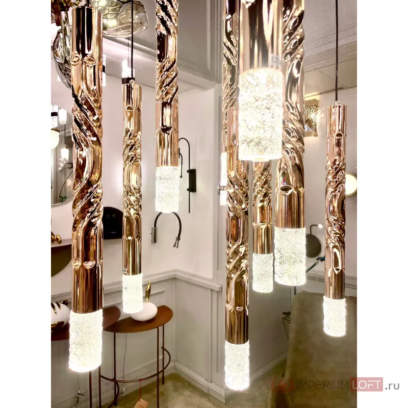 Подвесной светильник Delight Collection OM2365 OM2365-F10 gold от ImperiumLoft