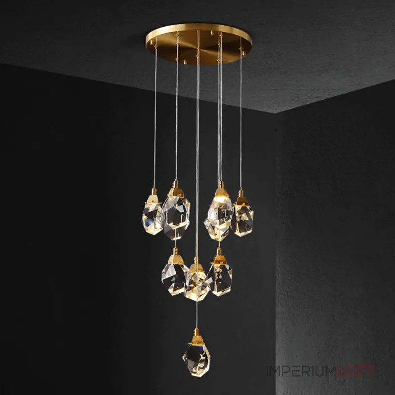 Подвесной светильник Delight Collection Crystal rock MD-020B-11 gold