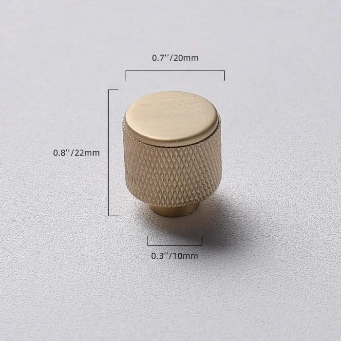 Ручка-кнопка Delight Collection HK009 HK009 brass от ImperiumLoft