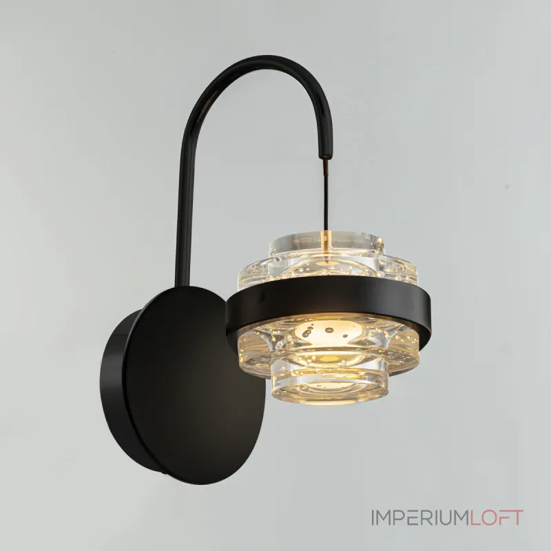 Настенный светильник Delight Collection Indiana MB22030002-1B black Настенный светильник Delight Collection Indiana MB22030002-1B black