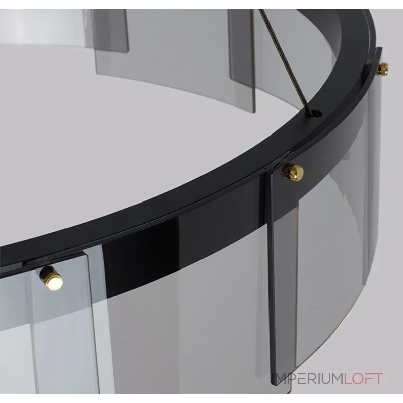Подвесная люстра Delight Collection Stratos D8825P/M black/smoky Подвесная люстра Delight Collection Stratos D8825P/M black/smoky
