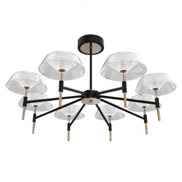 Люстра на штанге Delight Collection MD21001018 MD21001018-8A black/gold Люстра на штанге Delight Collection MD21001018 MD21001018-8A black/gold