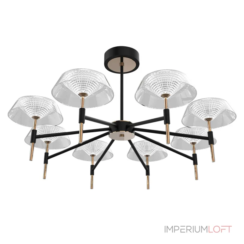 Люстра на штанге Delight Collection MD21001018 MD21001018-8A black/gold Люстра на штанге Delight Collection MD21001018 MD21001018-8A black/gold