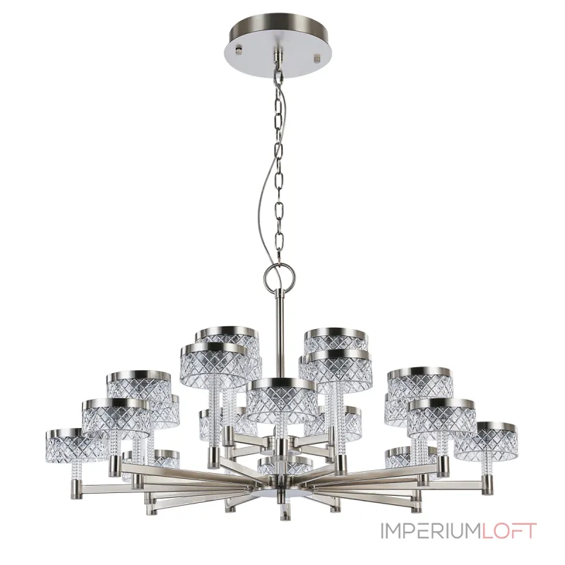 Подвесная люстра Delight Collection Diamond cut MD21020075-20A satin nickel