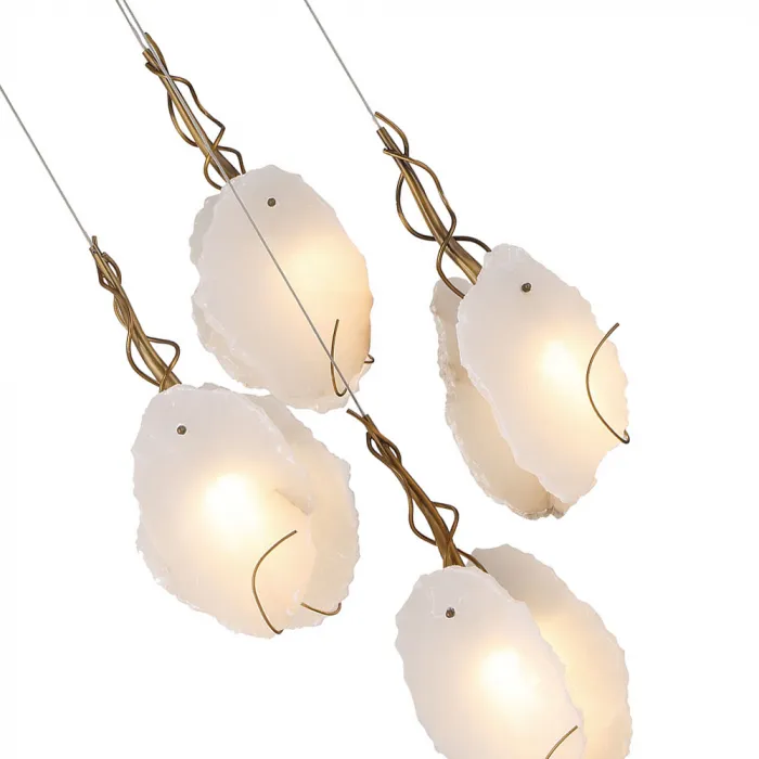 Светильник подвесной Delight Collection RP168421 RP168421-4 brass от ImperiumLoft