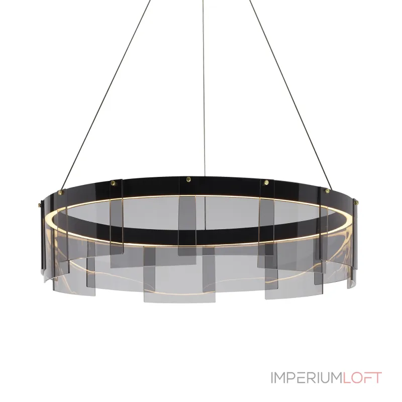 Подвесная люстра Delight Collection Stratos D8825P/M black/smoky Подвесная люстра Delight Collection Stratos D8825P/M black/smoky