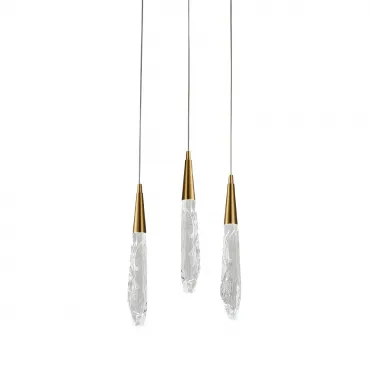 Светильник подвесной Delight Collection OD2438 OD2438-3 gold/clear