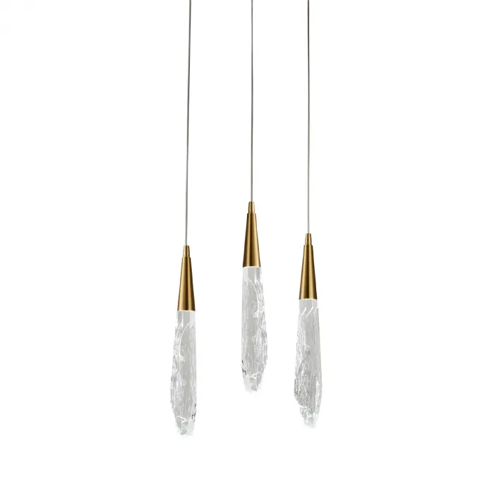 Светильник подвесной Delight Collection OD2438 OD2438-3 gold/clear от ImperiumLoft