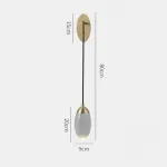 Настенный светильник Delight Collection Celestial MT8847-1W brass от ImperiumLoft