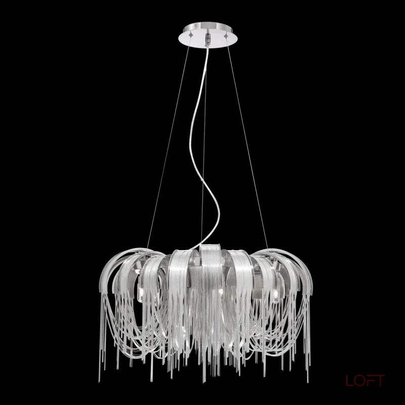 Подвесная люстра Delight Collection Avenue KM0358P-5M/A chrome Подвесная люстра Delight Collection Avenue KM0358P-5M/A chrome