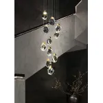 Подвесной светильник Delight Collection Crystal rock MD-020B-11 gold