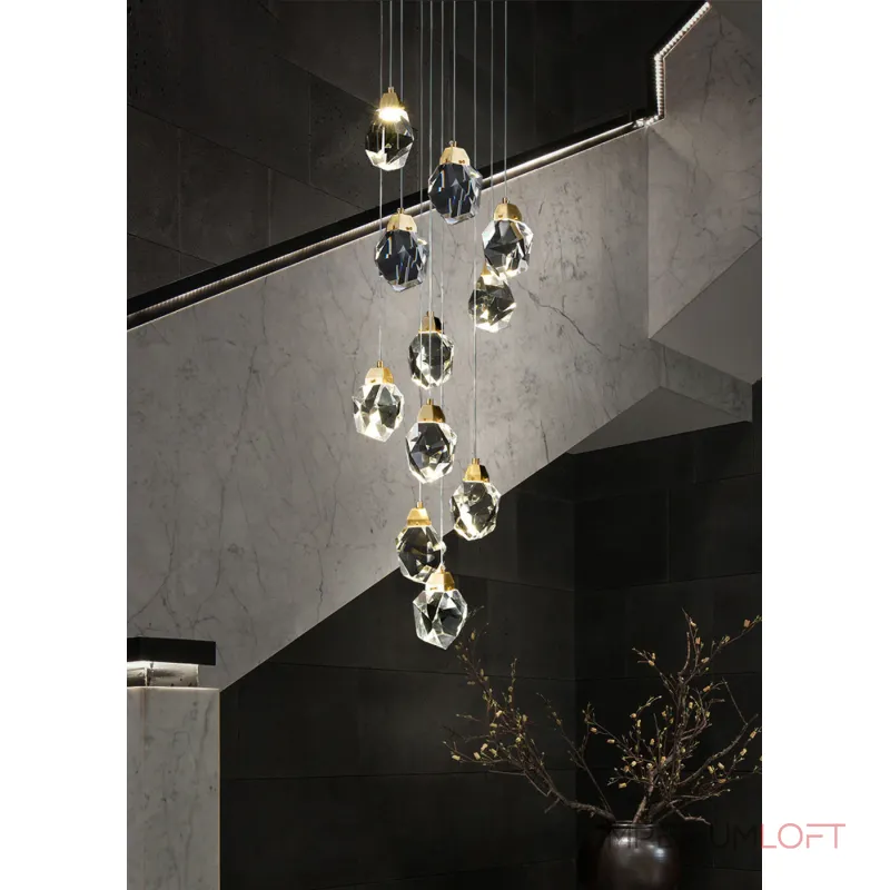 Подвесной светильник Delight Collection Crystal rock MD-020B-11 gold