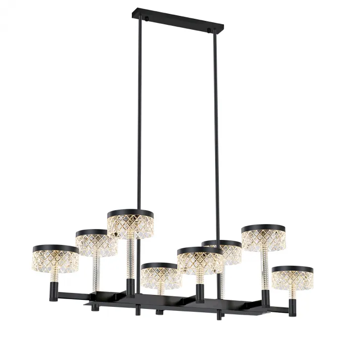 Люстра Delight Collection Diamond cut MD21020075-8B matt black от ImperiumLoft