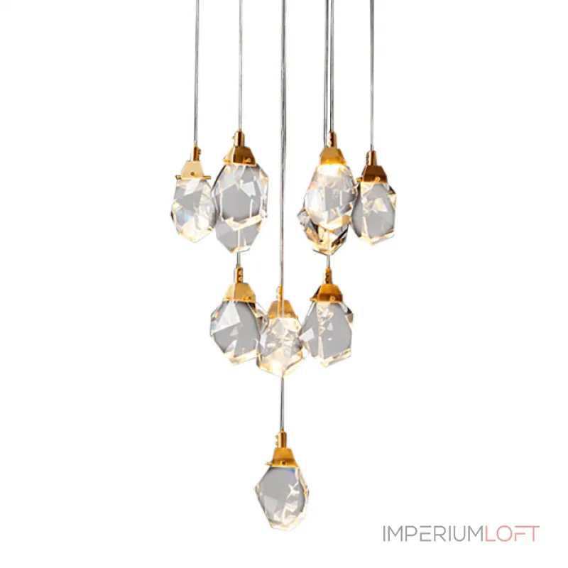Подвесной светильник Delight Collection Crystal rock MD-020B-11 gold
