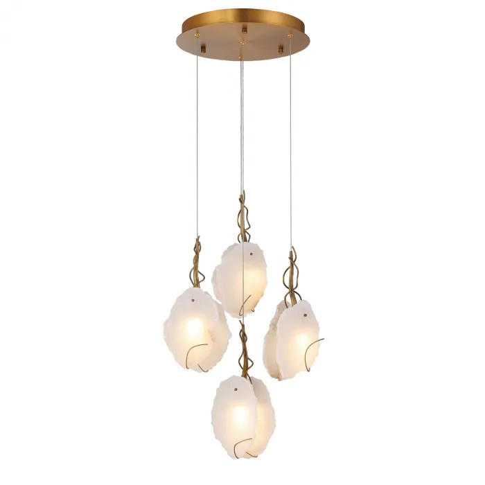Светильник подвесной Delight Collection RP168421 RP168421-4 brass от ImperiumLoft