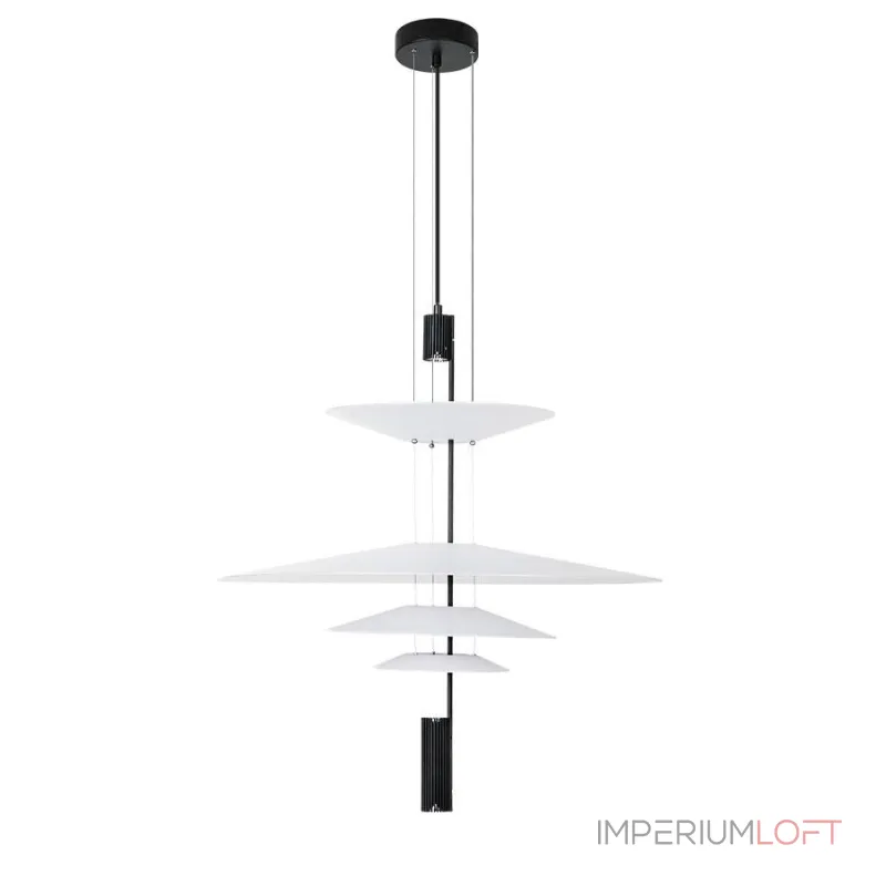 Подвесной светильник Delight Collection 9221P 9221P/4(L) black/white Подвесной светильник Delight Collection 9221P 9221P/4(L) black/white