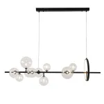 Люстра Delight Collection Art Deco Bubble KG1233P-10 black/clear от ImperiumLoft