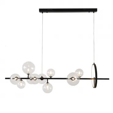 Люстра Delight Collection Art Deco Bubble KG1233P-10 black/clear