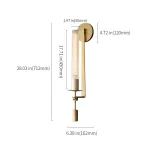 Настенный светильник Delight Collection Wall lamp MT8615-1W antique brass