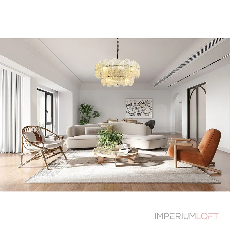 Подвесная люстра Delight Collection BRCH9161 BRCH9161WG nickel