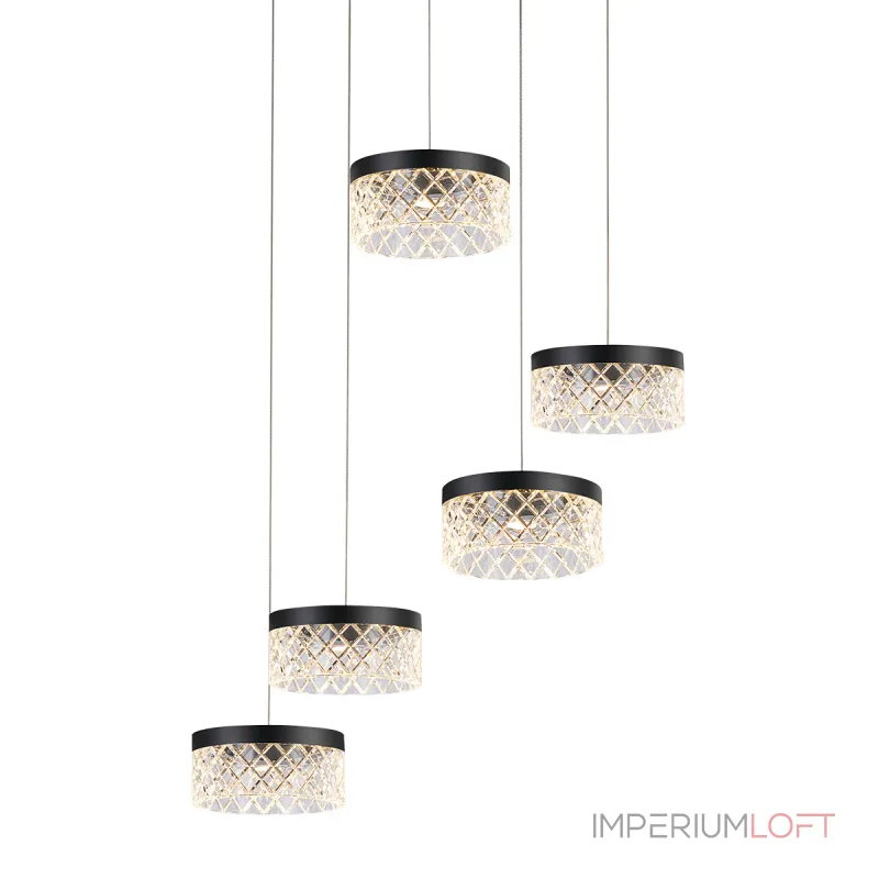 Подвесной светильник Delight Collection Diamond cut MD21020075-5A matt black