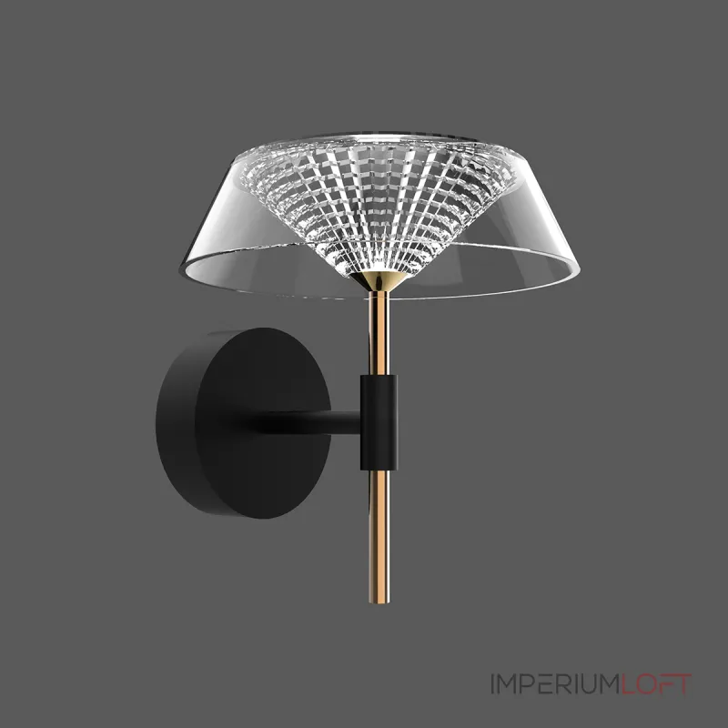 Настенный светильник Delight Collection MD21001018 MB21001018-1A black/gold Настенный светильник Delight Collection MD21001018 MB21001018-1A black/gold
