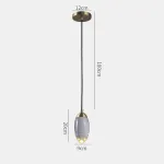 Подвесной светильник Delight Collection Celestial MT8610-C brass
