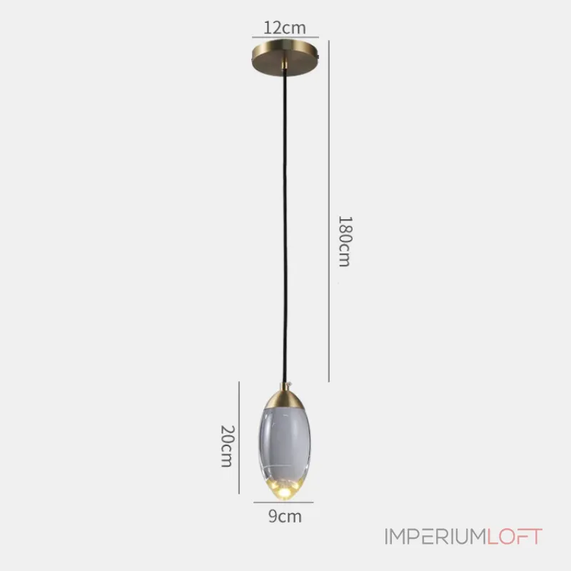 Подвесной светильник Delight Collection Celestial MT8610-C brass