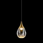 Подвесной светильник Delight Collection Stilla MD24001004-1A gold/clear