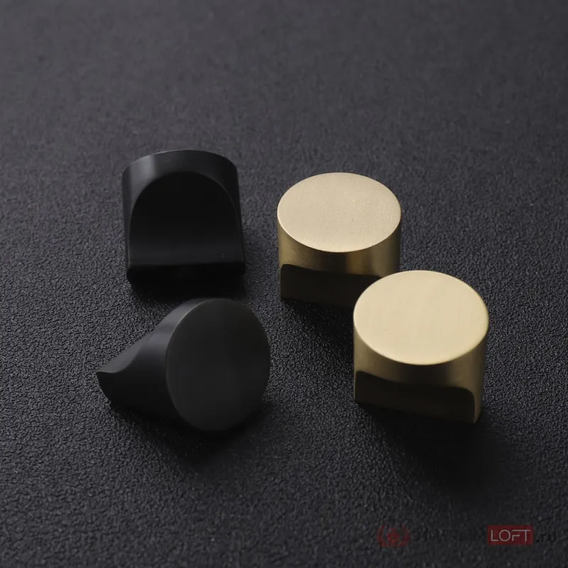 Ручка-кнопка Delight Collection HK001 HK002 brass от ImperiumLoft