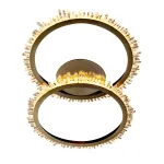 Светильник потолочный Delight Collection Quartz Halo MX20020154-2A satin gold от ImperiumLoft
