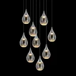 Подвесной светильник Delight Collection Stilla MD24001004-9A chrome/clear
