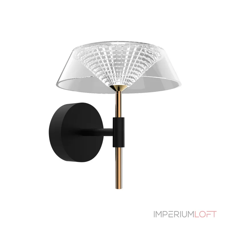 Настенный светильник Delight Collection MD21001018 MB21001018-1A black/gold Настенный светильник Delight Collection MD21001018 MB21001018-1A black/gold