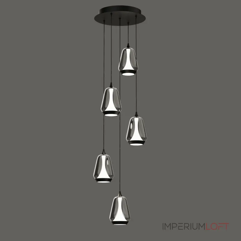 Подвесной светильник Delight Collection MD24001011 MD24001011-5A black/smoky Подвесной светильник Delight Collection MD24001011 MD24001011-5A black/smoky