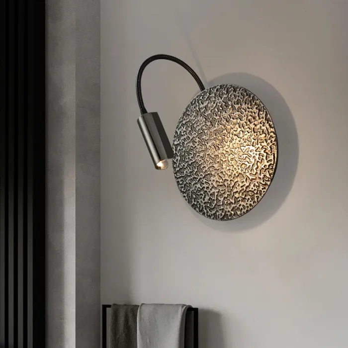 Настенный светильник Delight Collection Wall lamp MT9114-1W silver от ImperiumLoft
