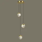 Подвесной светильник Delight Collection MD24001033 MD24001033-3A gold/clear
