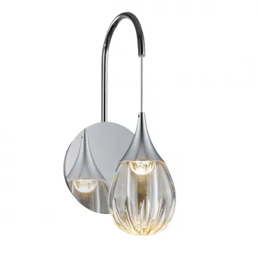 Светильник настенный Delight Collection Stilla MB24001004-1A chrome/clear