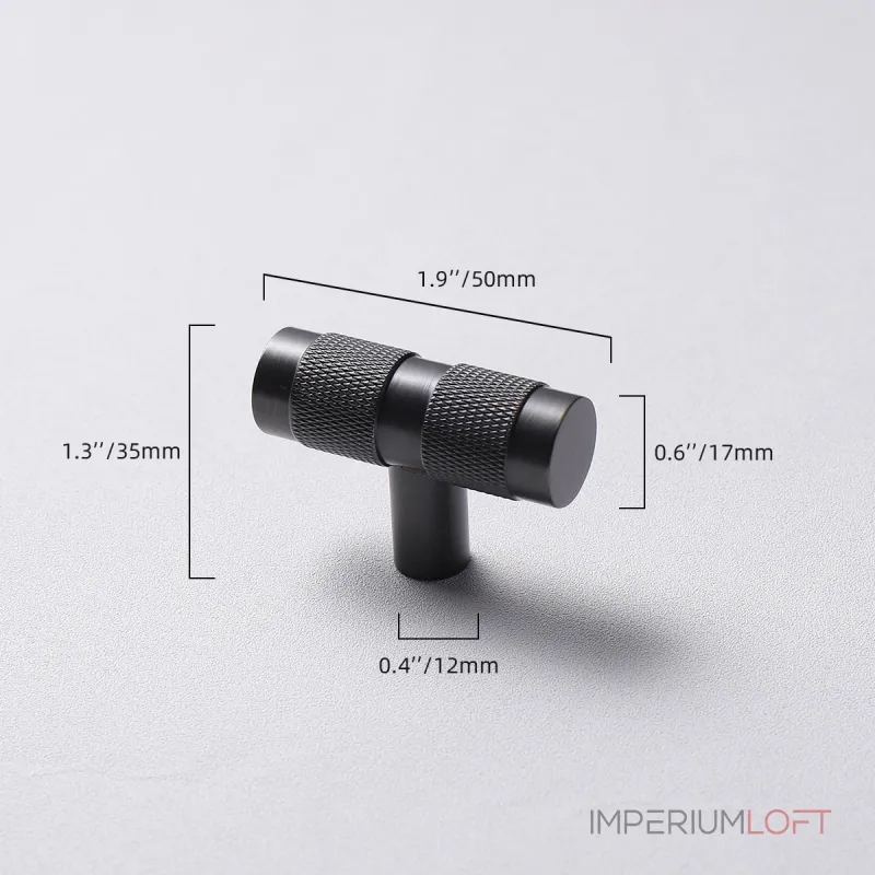 Ручка-кнопка Delight Collection HK009 HK010 black от ImperiumLoft Ручка-кнопка Delight Collection HK009 HK010 black от ImperiumLoft