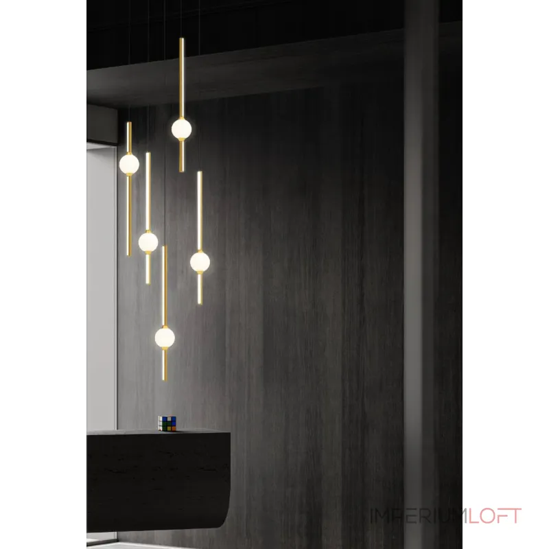 Подвесной светильник Delight Collection MD21001050 MD21001050-1A black/gold