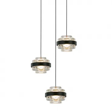 Подвесной светильник Delight Collection Indiana MD22030002-3A black/clear Подвесной светильник Delight Collection Indiana MD22030002-3A black/clear