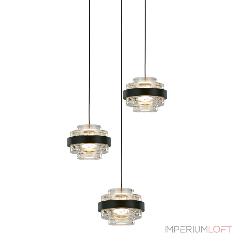 Подвесной светильник Delight Collection Indiana MD22030002-3A black/clear Подвесной светильник Delight Collection Indiana MD22030002-3A black/clear