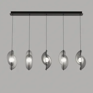 Подвесной светильник Delight Collection MD24030035 MD24030035-5B black/smoky Подвесной светильник Delight Collection MD24030035 MD24030035-5B black/smoky