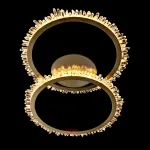 Светильник потолочный Delight Collection Quartz Halo MX20020154-2A satin gold от ImperiumLoft