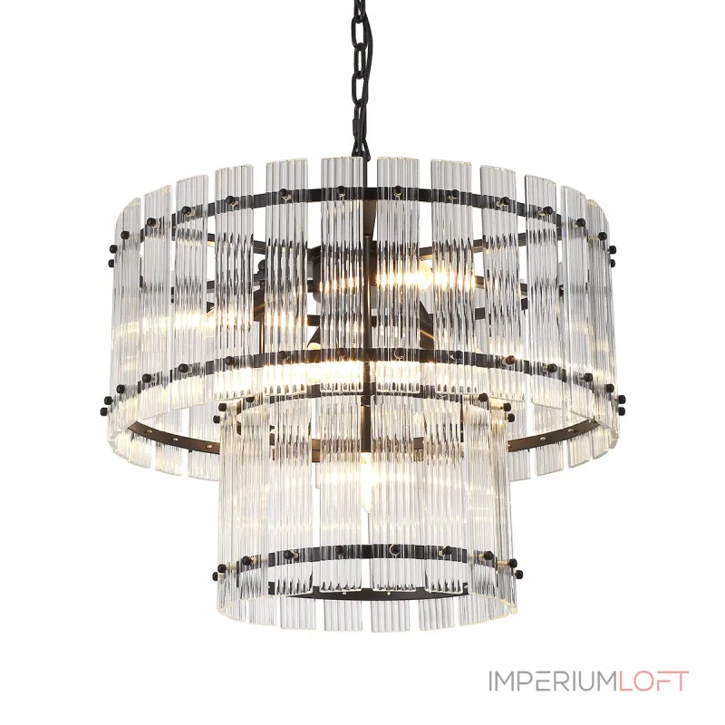 Подвесная люстра Delight Collection Ruby KG1112P-7 black/clear