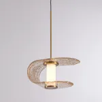 Подвесной светильник Delight Collection MD24020901 MD24020901-1A gold/cognac
