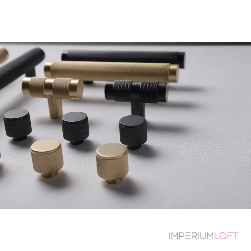 Ручка-кнопка Delight Collection HK009 HK010 black от ImperiumLoft Ручка-кнопка Delight Collection HK009 HK010 black от ImperiumLoft