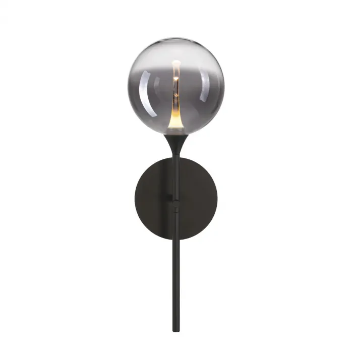 Светильник настенный Delight Collection MD23001045 MB23001045H-1B black/smoky от ImperiumLoft